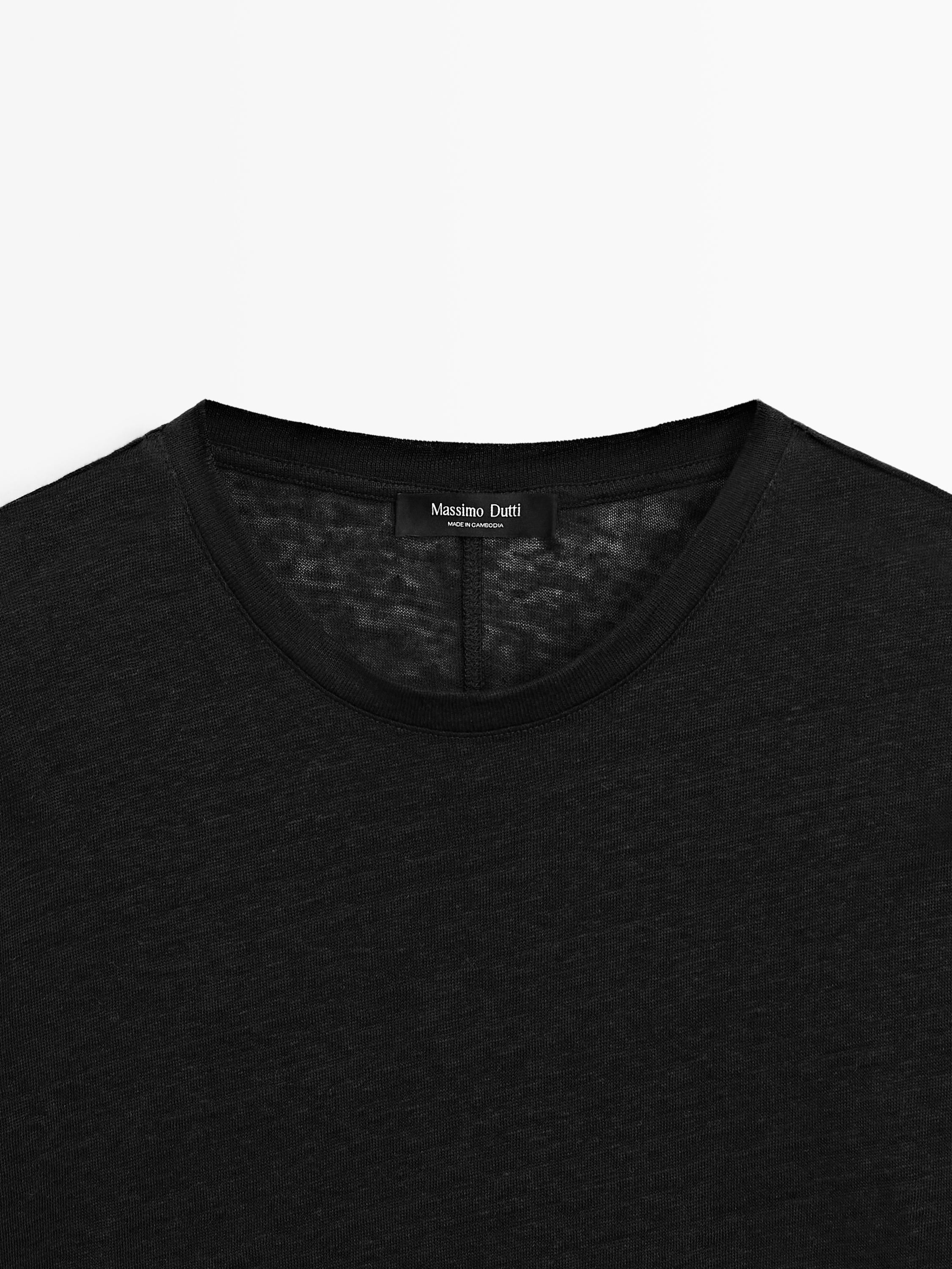 Linen short sleeve T-shirt